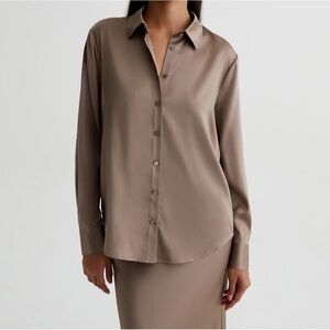AGJEANS BLOUSE BRWN - AG